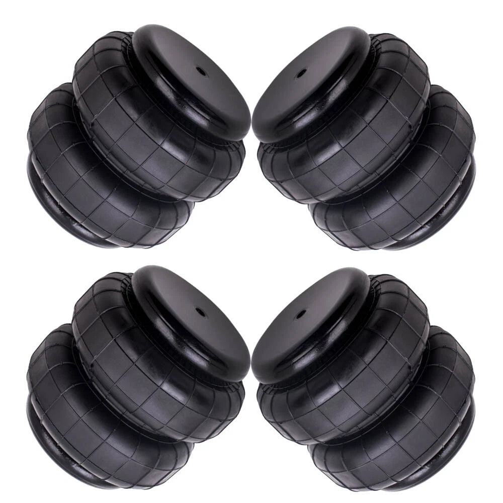 Set of 4 Air Ride Spring Bags 5000lb 1/2" NPT for Heavy Duty Truck