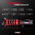 Stabber Coilovers 24 Way Damper Adjustable Suspension Kit for Scion TC (2011–2016)