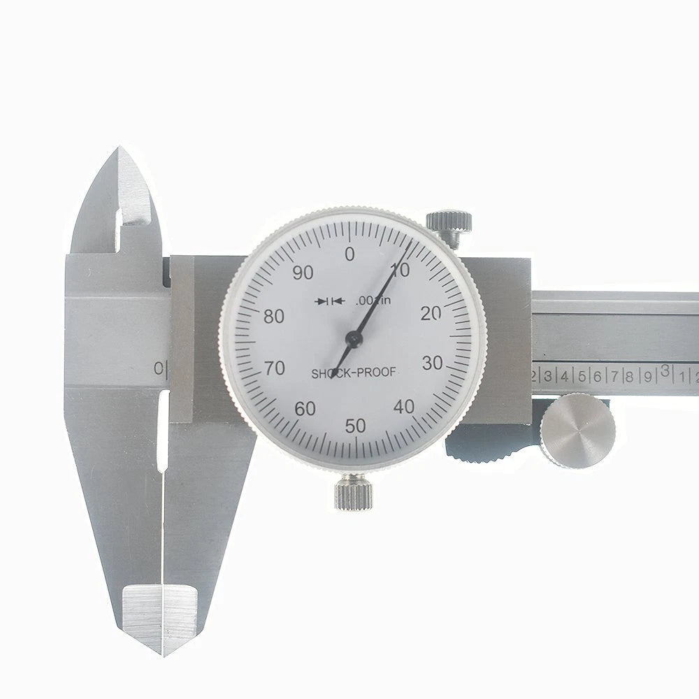 6" Dial Caliper for Precision Measurement with Case