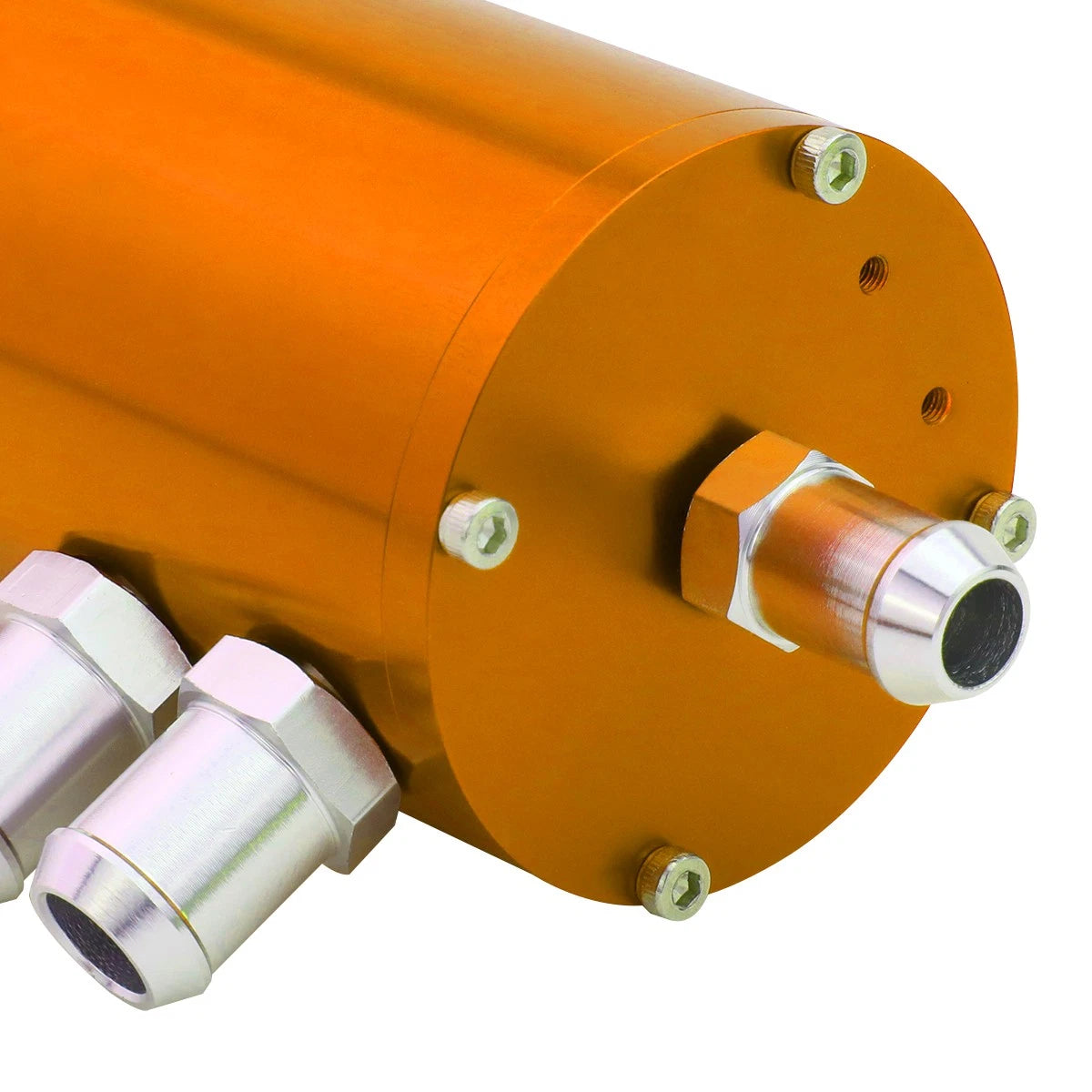 Aluminum Engine Oil Catch Tank 140ml + Filter for Universal Fit (1/2" & 5/8")