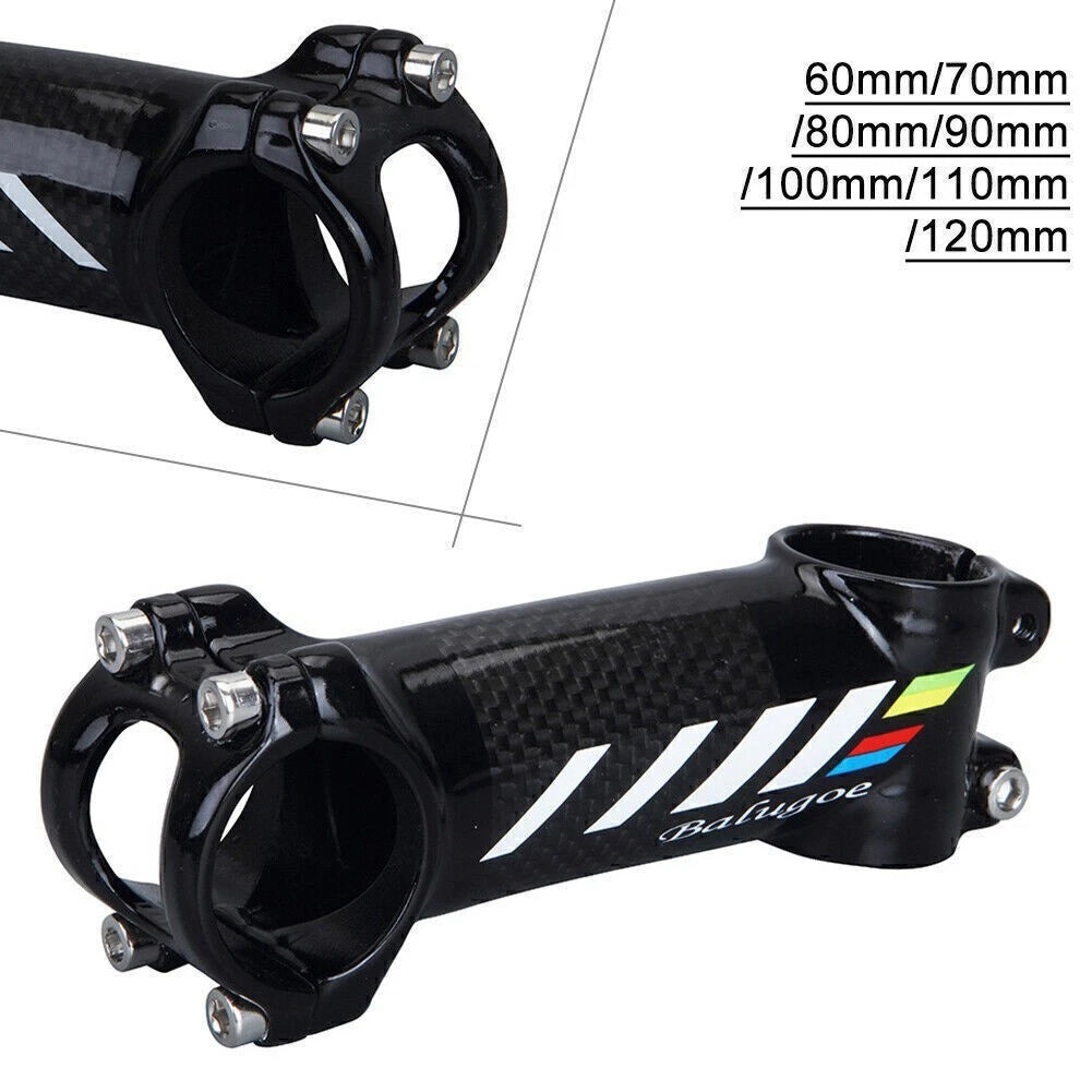 EC90 Riser Stem for Road/MTB Bikes (31.8mm, 6°, Aluminum/Carbon Fiber)
