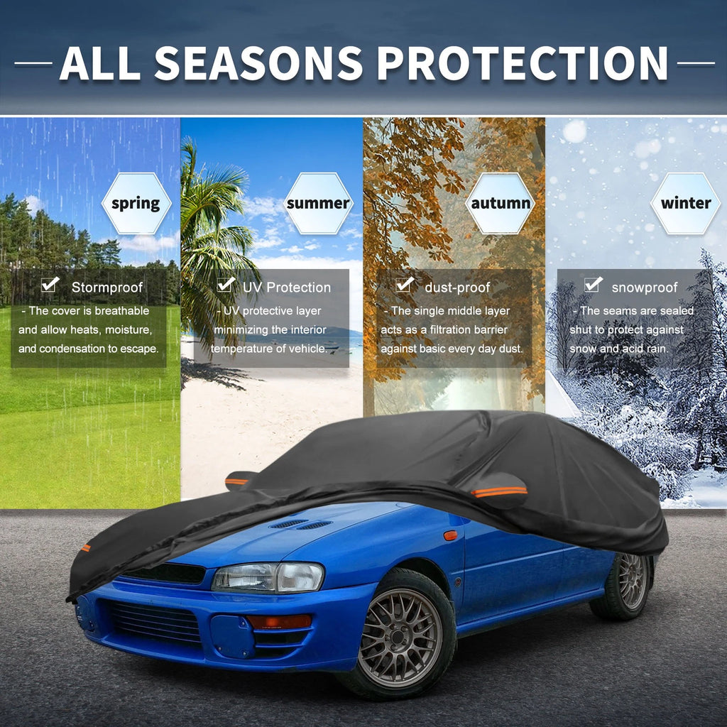 Waterproof 210D-PU Car Cover for Subaru Impreza Sedan (2017–2023)
