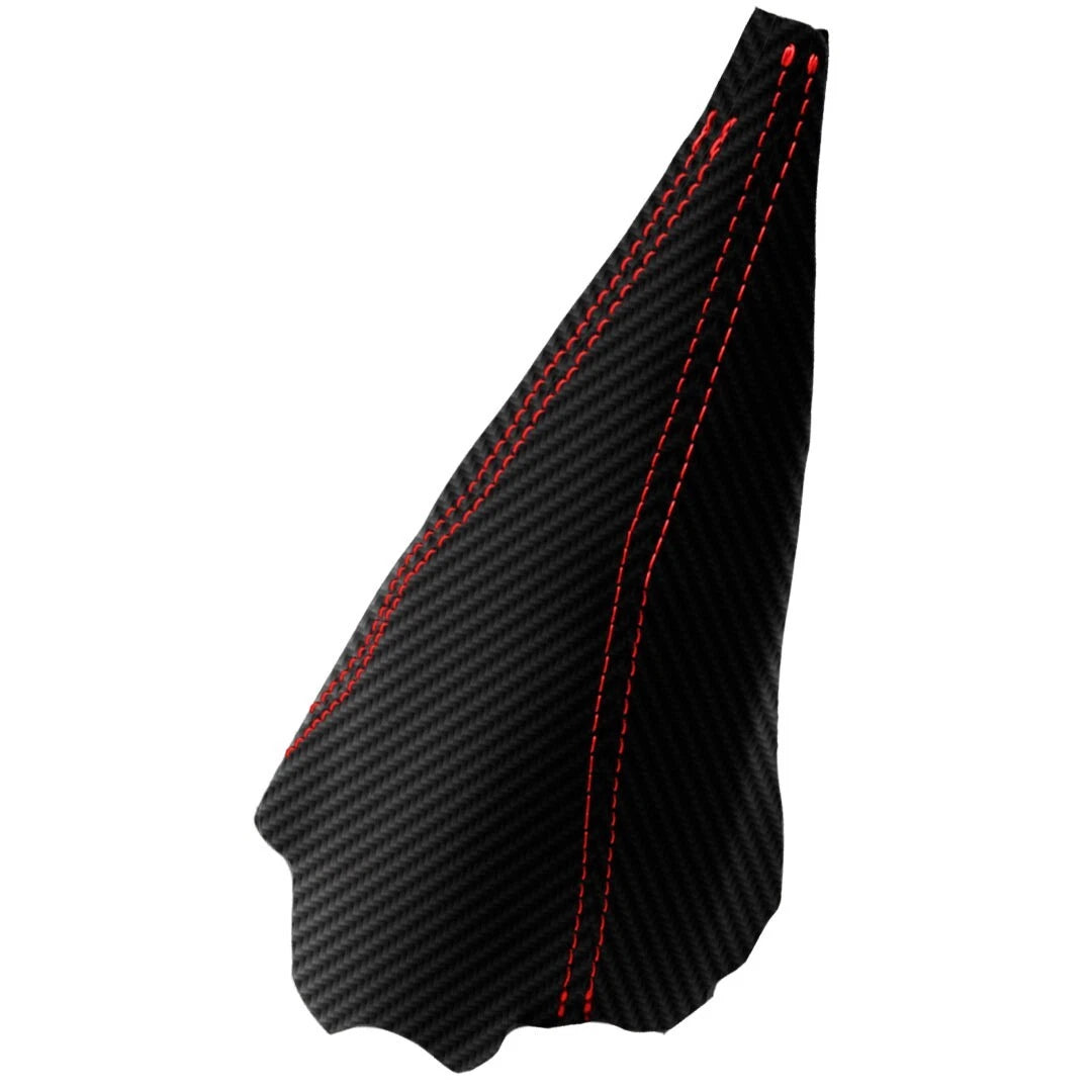 Manual Shift Boot for Ford Mustang (1994–2004) PVC Carbon Red Stitch