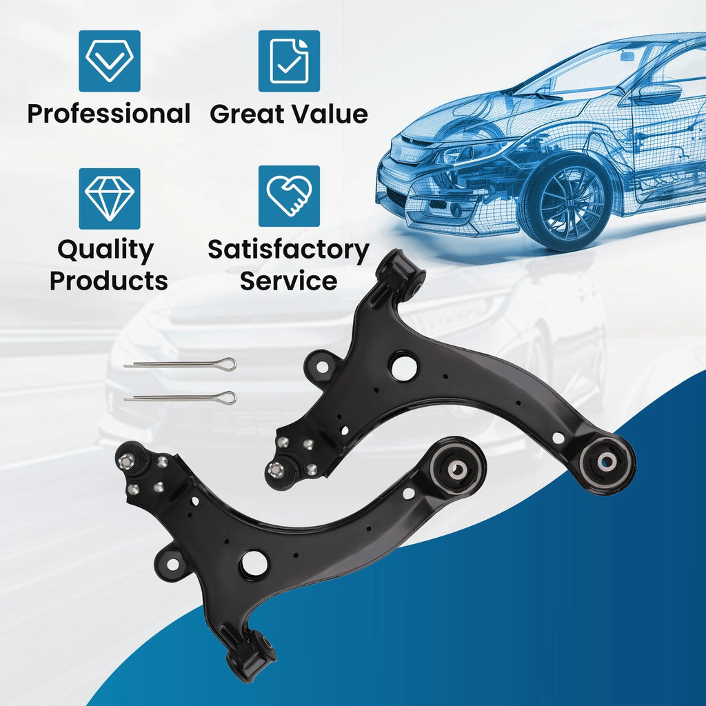 Front Lower Control Arms w/Ball Joint for Buick LaCrosse (2005–2009), Century (1997–2005)