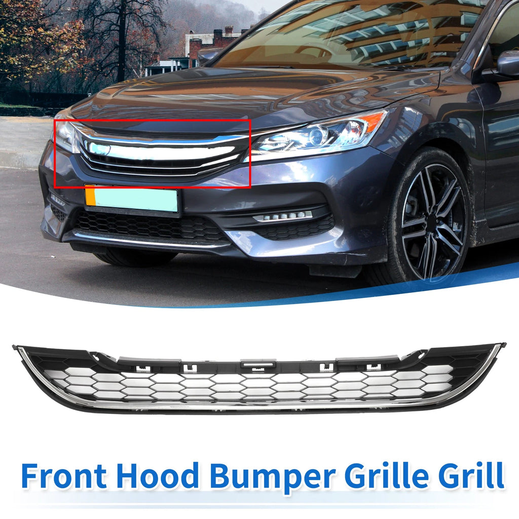 Front Lower Bumper Grille for Honda CR-V (2010–2011) No.71123SWNH11 Black