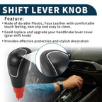 Automatic Gear Shifter Knob for Ford Kuga (2008–2012) Black Faux Leather