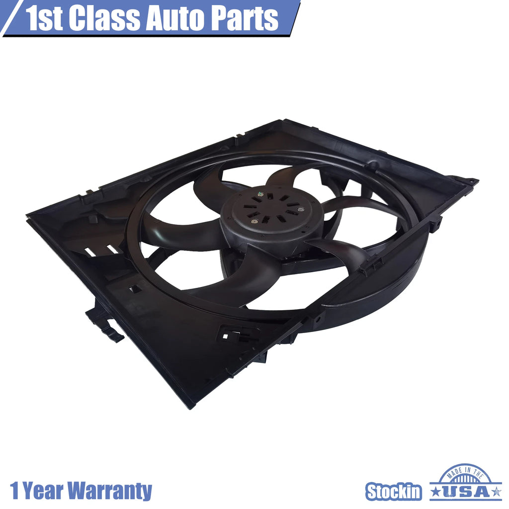 Brushless Motor Radiator Cooling Fan for BMW E90 128i 325i 328i Z4 (2007–2013)