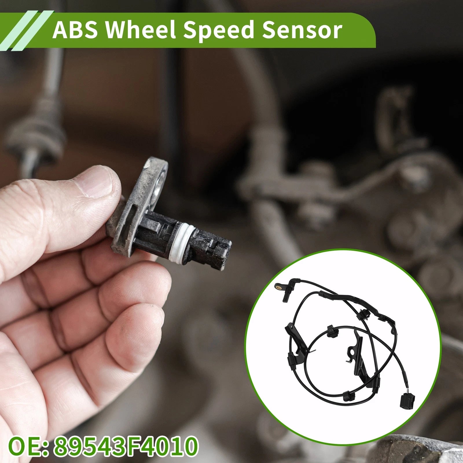 ABS Wheel Speed Sensor No. 89543F4010 for Toyota C-HR (2017–2023)