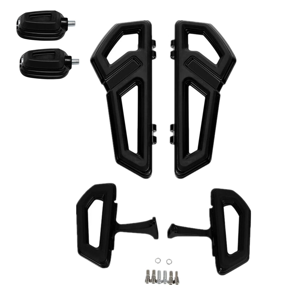 Front & Rear Floorboard Footboards & Shift Pegs for Harley Touring (2000–2023)