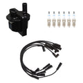 Set of 6 Denso Ignition Coil Wires & Bosch Platinum Spark Plugs for Astro (1995–2005)