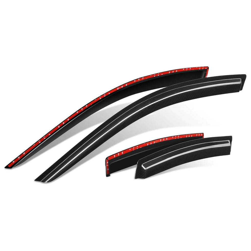 Carbon Fiber Window Visors for Chrysler Sebring 200 (2007–2014)