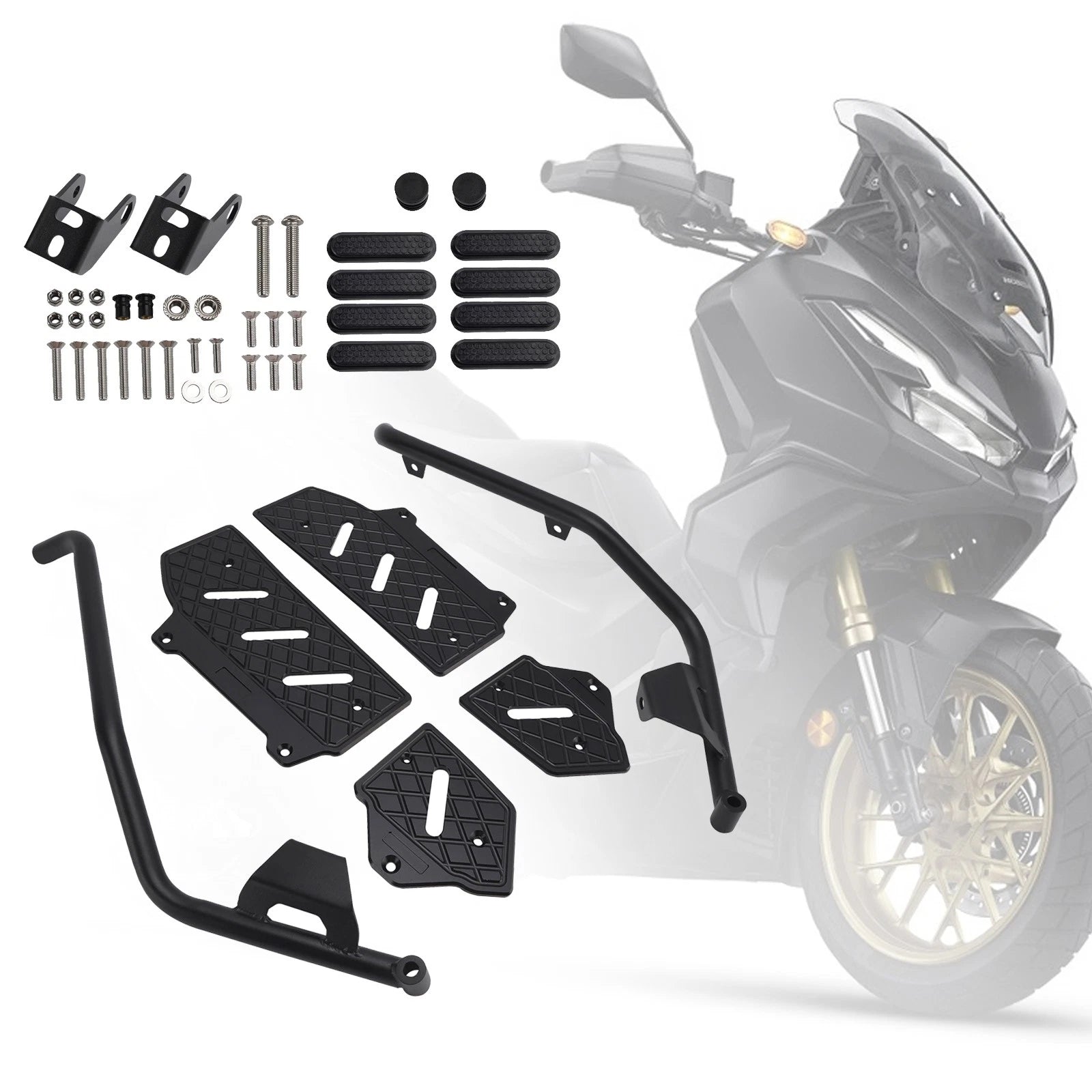 Lower Engine Guard Frame Crash Bar for Honda Adv350 (2022–2025) 24