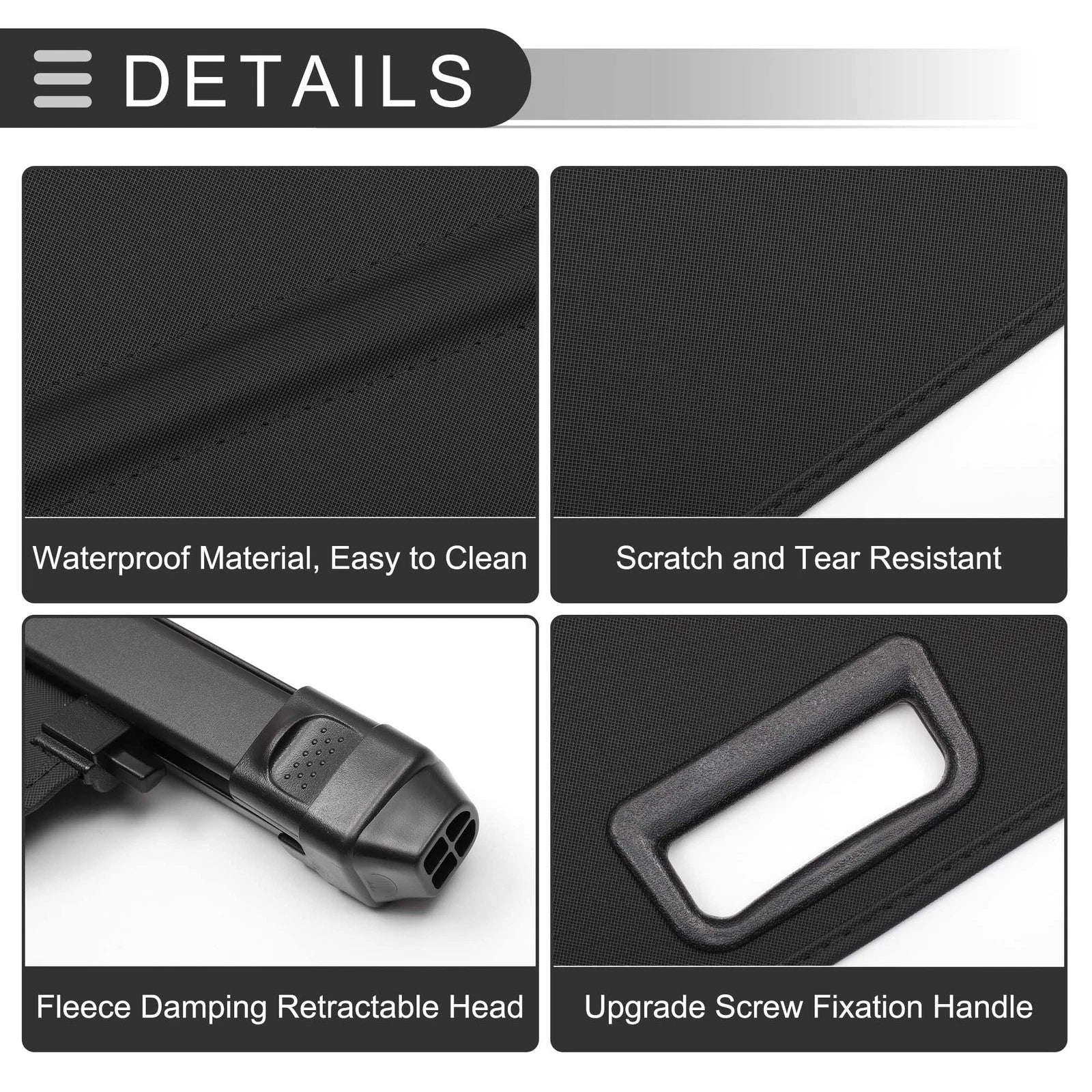 Retractable Cargo Cover for Buick Envision (2015–2020) Gloss Black