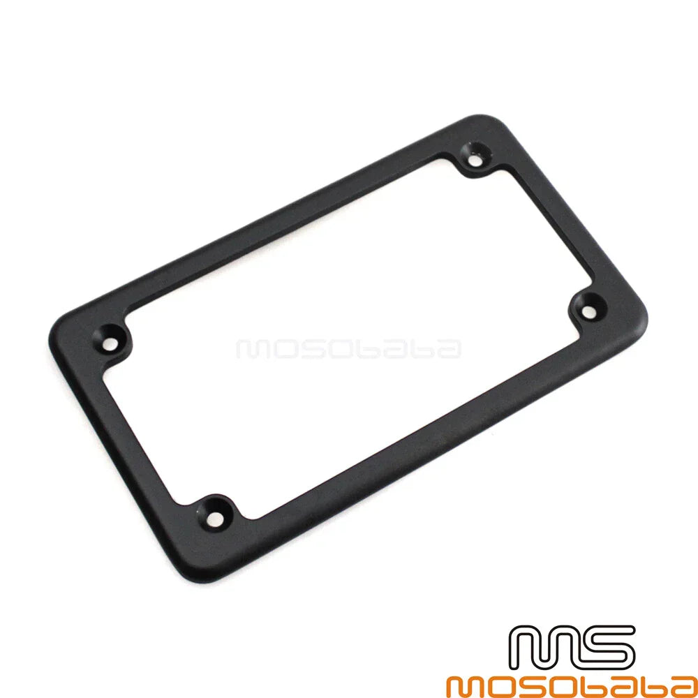 Chrome License Plate Frame Bracket for Harley Scooter Chopper 4" x 7"