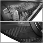 Projector Headlight Lamps for Honda CR-V (2007–2011) - Black/Clear