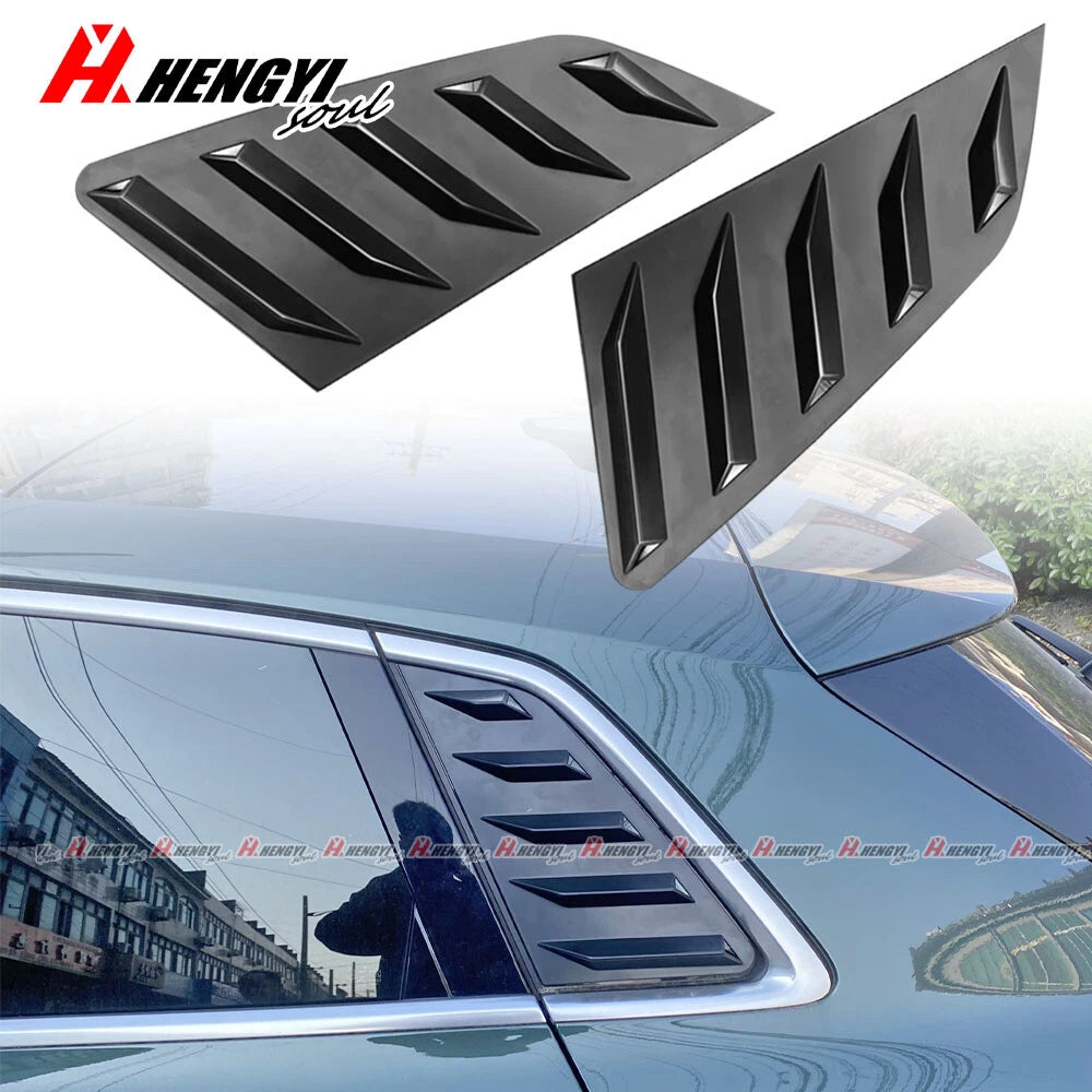 Gloss Black Side Window Louver Shutter Cover for Audi A3 S3 8Y (2021–2023)