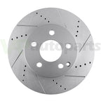 Set of 2 Front Disc Brake Rotors for Mercedes-Benz C230 C250 C300 SLK250