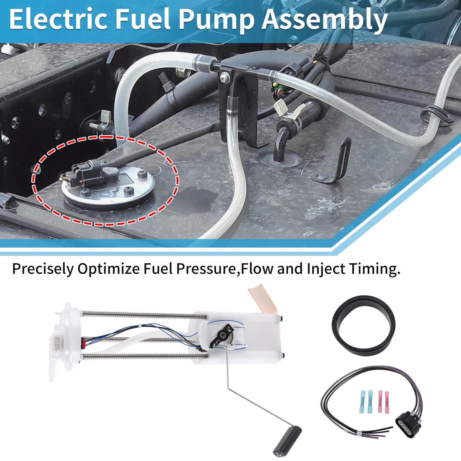Electric Fuel Pump Assembly No.E3501M/25314655 for Chevy Silverado 1500 2500 (2007–2013)