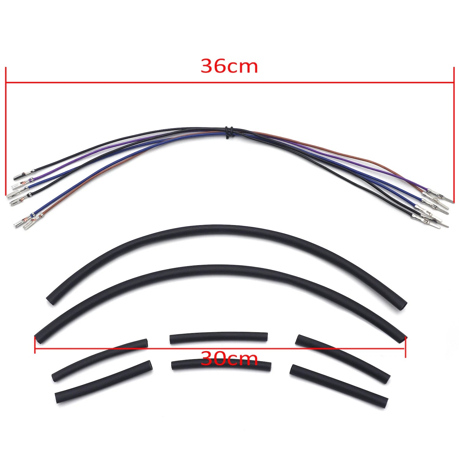 Front Turn Signal Wiring Extension 6 Wire for Harley FX (1996–2021)