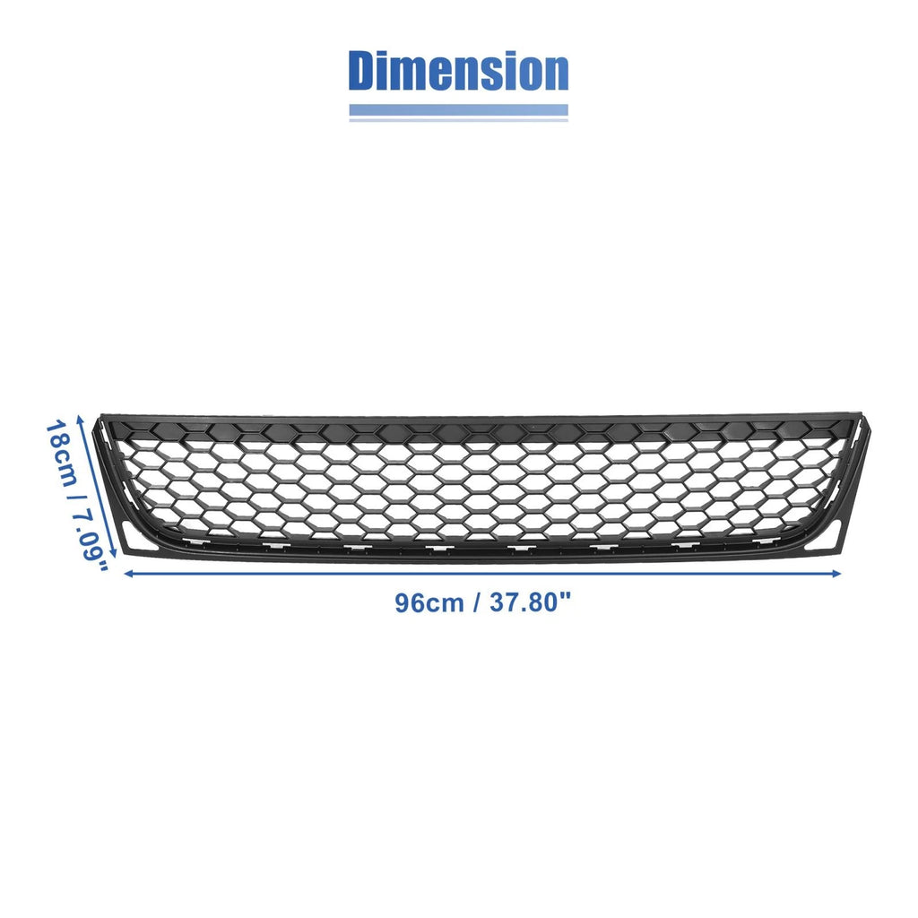 Mesh Front Bumper Lower Center Grille for Volkswagen (2010–2014) 5K0853677C9B9