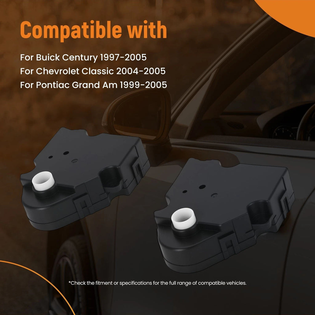 2X HVAC Air Blend Door Actuators for Buick Century (1997–2005) 604-107, 89018395