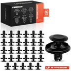 7mm Nylon Fender Splash Shield Push-Type Retainer Clips for Toyota (30-Pack)