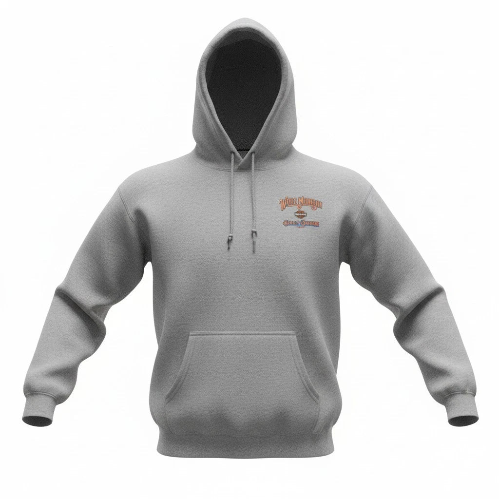Fleece Pullover Hoodie for Harley-Davidson (Men's, Gray)