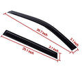 Set of 4 Window Visors for Jeep Grand Cherokee (2011–2021)