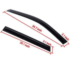 Set of 4 Window Visors for Jeep Grand Cherokee (2011–2021)