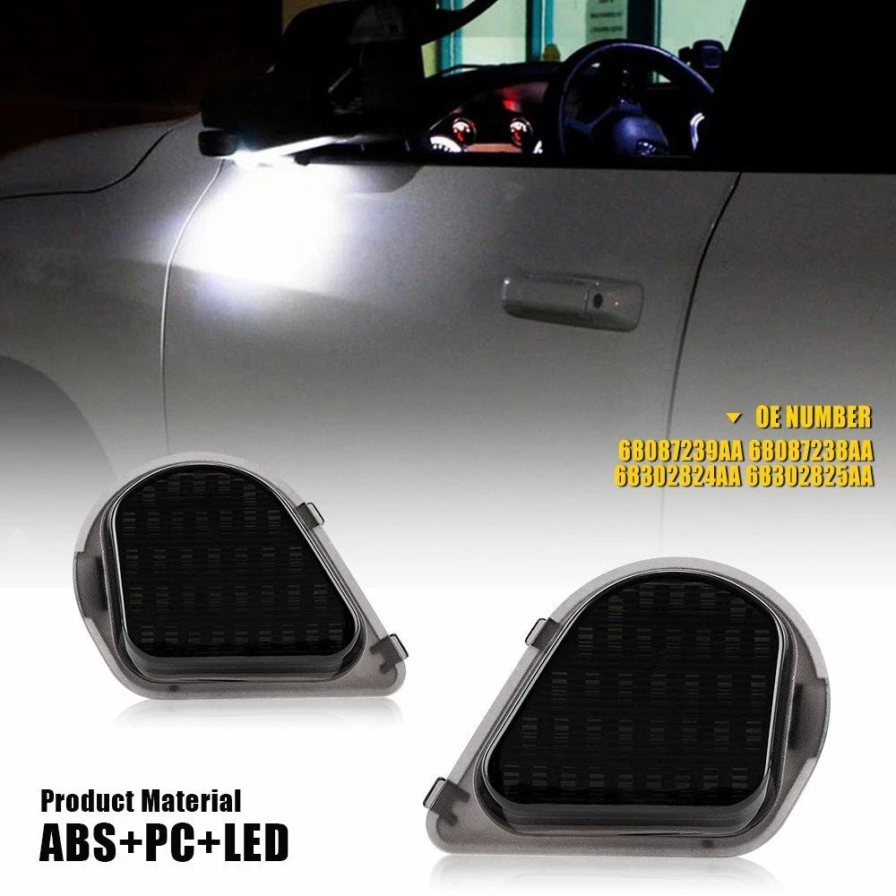 LED Side Towing Mirror Puddle Light for Dodge Ram 1500 Classic 2500 3500 (2010–2022)