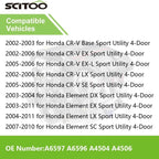 4X Engine Motor & Mount Set for Honda CR-V 2002–2006 2.4L L4