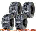 Set of 4 UTV ATV Tires 23x11-10 for 2005 Suzuki QUV 620 4X4