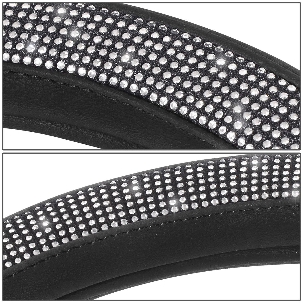 Steering Wheel Cover for Universal Fit (14.5"-15") Matte Grain Texture