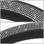 Steering Wheel Cover for Universal Fit (14.5"-15") Matte Grain Texture