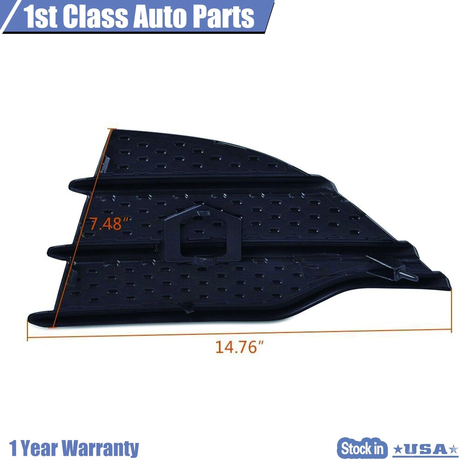 Right Side Front Bumper Grille Insert for Ford Escape (2013-2016)