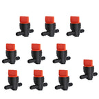 Set of 10 Inline Fuel Shut Off Valves for Briggs & Stratton