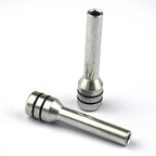 4 x Chrome Aluminum Inner Door Lock Push Knob Pins for Hot Rod Rat Truck