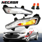 Pair LED Fog Lights Turn Signal Lamps for Chevy Malibu (2019–2023)