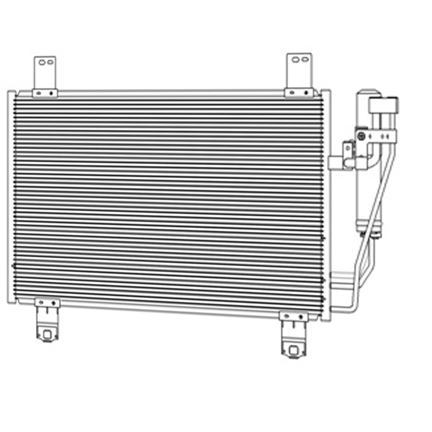 Replacement A/C Condenser for 2016–2021 Mazda CX-3