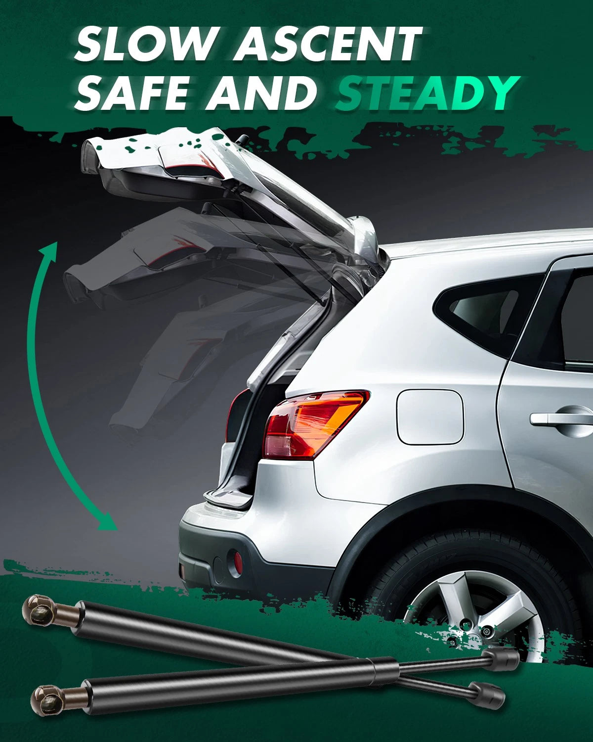 2X Front Hood Lift Supports Gas Shock Struts for Infiniti QX56 (2004–2010)