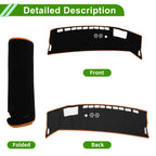 Dashboard Cover for Kia Niro (EV/PHEV/HEV) (2023–2025) HUD Polyester Black Orange