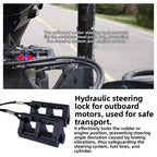 4 Inch Hydraulic Rudder Lock for Outboard Motor (Dual Clasp Design)