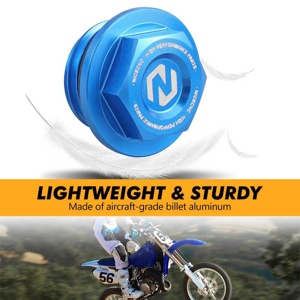 CNC Oil Filler Plug Cap for Yamaha YZ125 YZ250 YZ250F YZ450F WR450F (2003–2020)