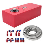 15 Gallon Aluminum Fuel Cell Gas Tank with Cap & Level Sender for Universal