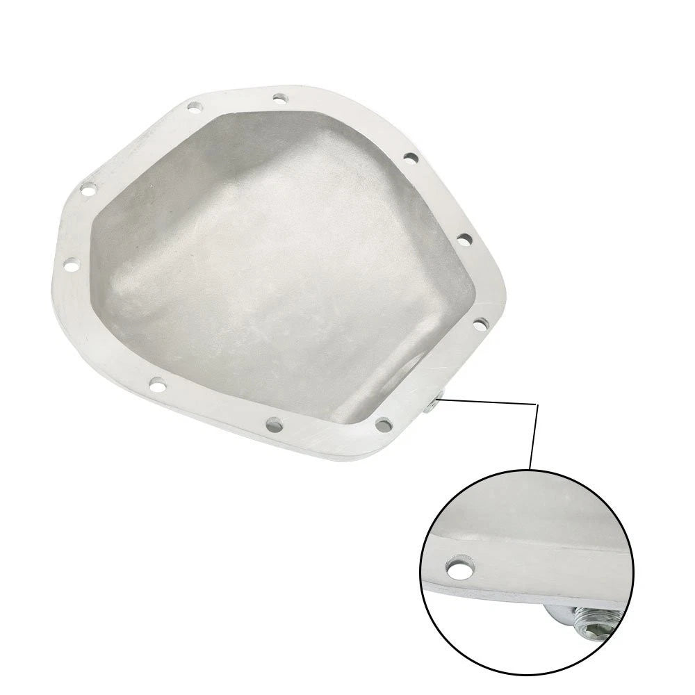 Finned Polished Differential Cover for GM Ford Dodge (10 Bolt)