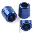Blue Handlebar Grips Bar End Slider Caps for BMW S1000RR HP4 S1000R F800R
