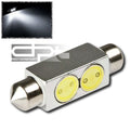 2X 36MM-39MM SMD 5050 12V Bright White LED Dome/Trunk Light Bulb for Vehicles