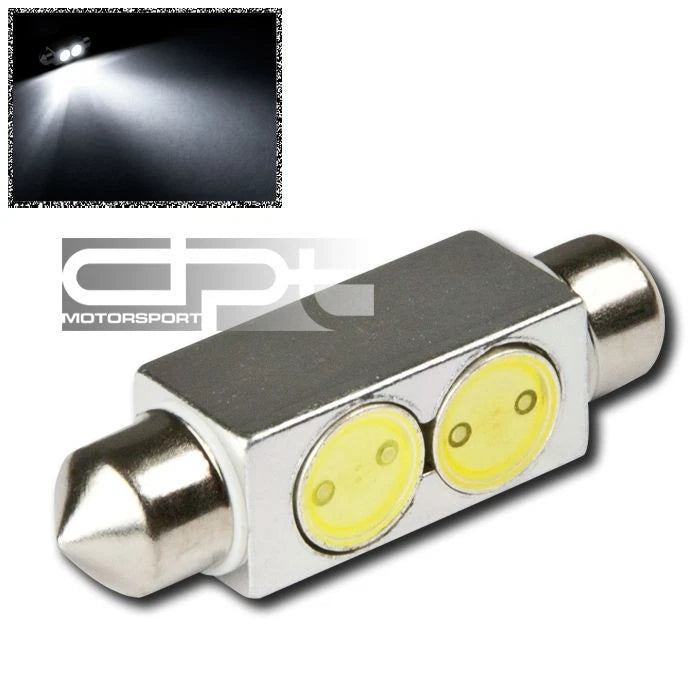 2X 36MM-39MM SMD 5050 12V Bright White LED Dome/Trunk Light Bulb for Vehicles