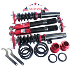 Set of 4 Adjustable Height Coilover Struts for BMW 3 Series E46 (1999-2005)