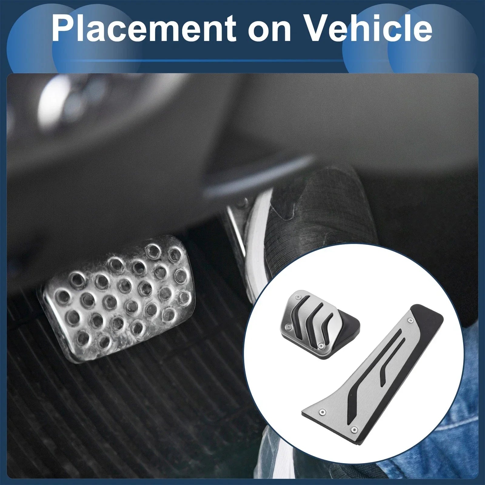 Automatic Foot Accelerator Pedal Covers for BMW 5 Series (2004 - 2010)